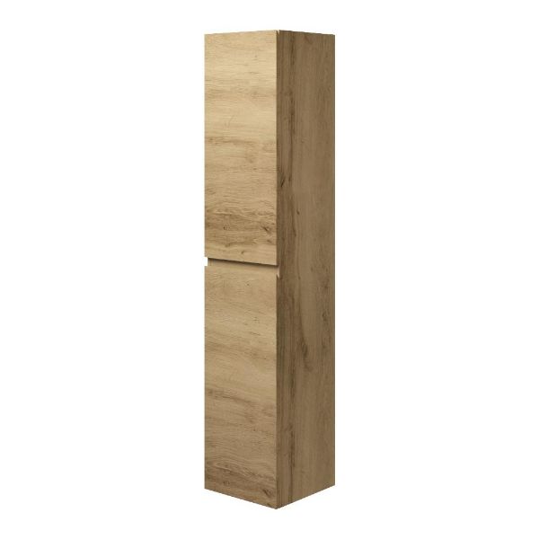 Bellanti hoge kast 2.0 links/rechts 35x35x170cm 2 deuren warm eiken ...